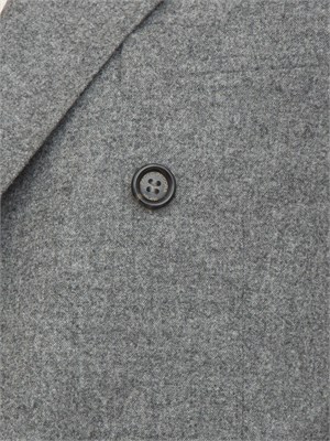 Giacca doppiopetto Paolo Pecora in fresco lana grigia melange in UOMO