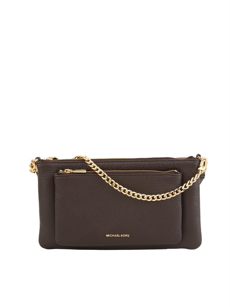 Borsa Jet Set di Michael Michael Kors in pelle marrone