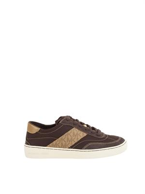 Sneakers Scotty di Michael Michael Kors in pelle marrone e logo in DONNA