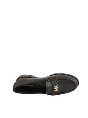 Mocassino Lex di Michael Michael Kors in pelle nera in DONNA