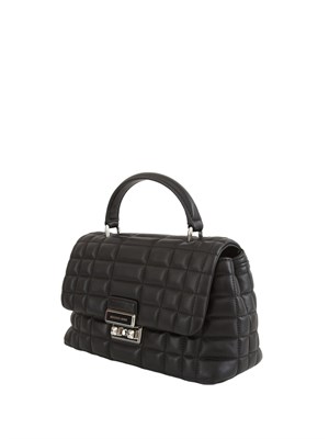 Borsa Tribeca di Michael Michael Kors in pelle trapuntata nera in DONNA