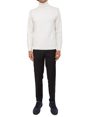 Pantaloni uomo Corneliani in lana blu in UOMO