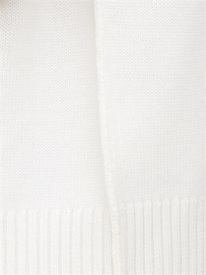 Maglia collo alto Paolo Pecora in lana merino bianca in UOMO