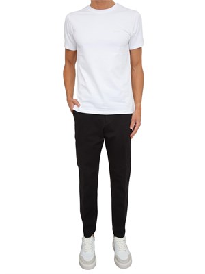Pantaloni Siviglia uomo in jersey stretch nero in UOMO