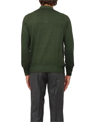 Maglia polo Etro uomo in lana verde in UOMO