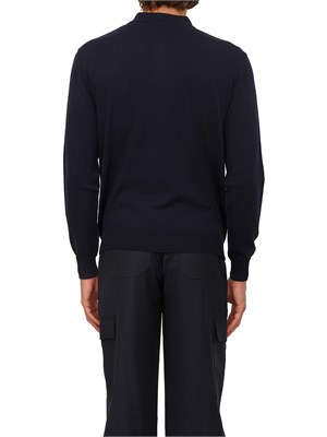 Maglia polo Etro uomo in misto lana blu in UOMO