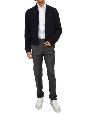 Camicia Etro uomo in rasatello di cotone con stampa astratta bianca in UOMO