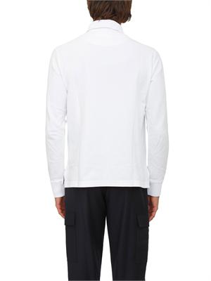 Polo a maniche lunghe Etro uomo in cotone bianco in UOMO