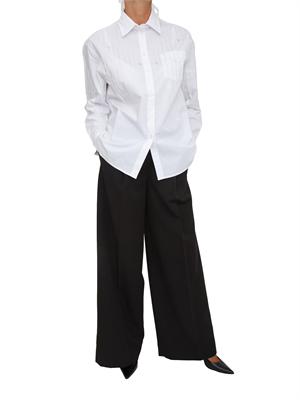 Camicia Liu Jo in cotone bianco con strass in DONNA