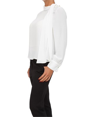 Blusa elegante Liu Jo in crêpe bianca in DONNA