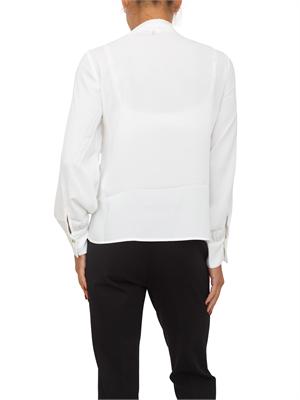 Blusa elegante Liu Jo in crêpe bianca in DONNA