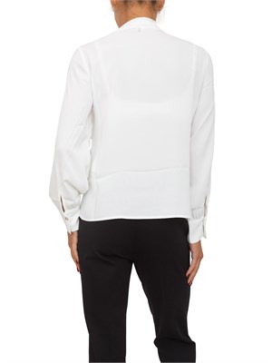 Blusa elegante Liu Jo in crêpe bianca in DONNA