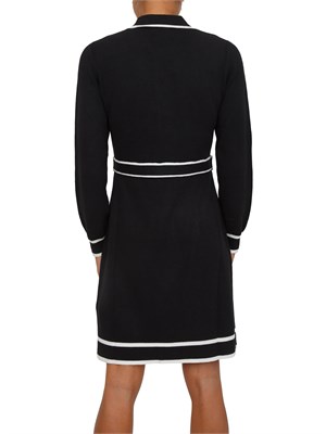 Abito Liu Jo in maglia misto seta nero in DONNA