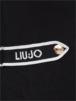 Abito Liu Jo in maglia misto seta nero in DONNA