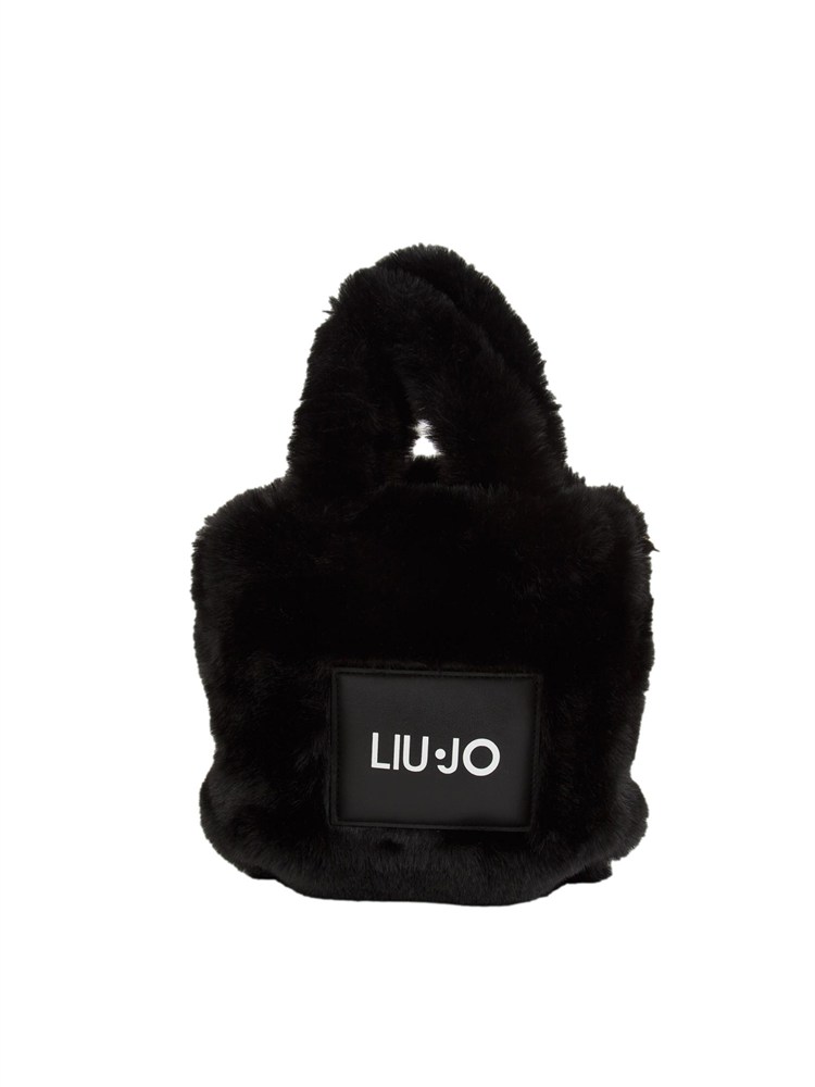 Shopping piccola Liu Jo donna in teddy nera