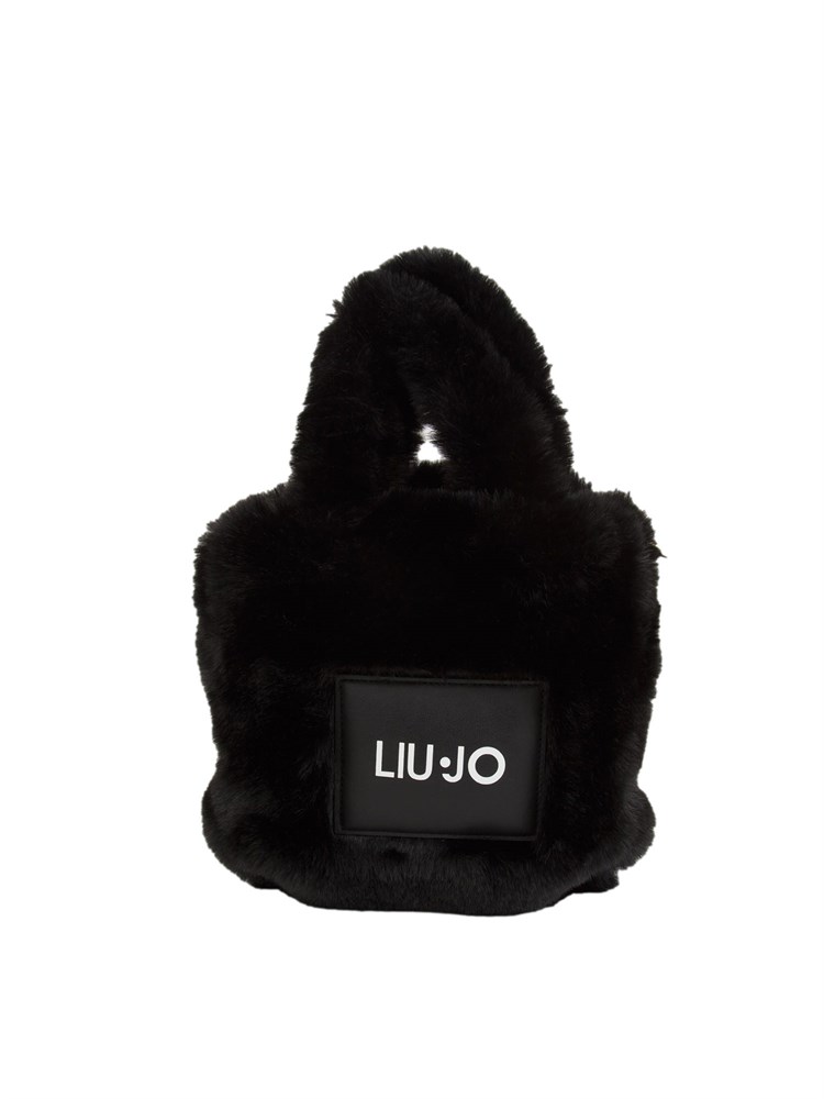 Shopping piccola Liu Jo donna in teddy nera