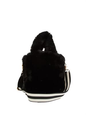 Shopping piccola Liu Jo donna in teddy nera in DONNA