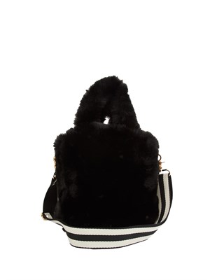 Shopping piccola Liu Jo donna in teddy nera in DONNA