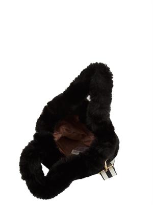 Shopping piccola Liu Jo donna in teddy nera in DONNA