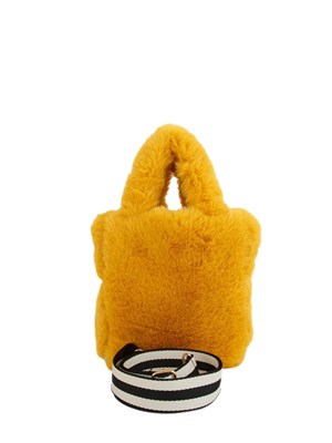 Shopping piccola Liu Jo donna in teddy gialla in DONNA