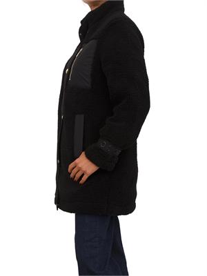 Giaccone reversibile Liu Jo donna in teddy imbottito nero in DONNA