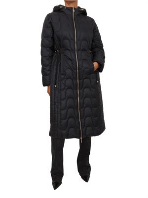 Giubbotto lungo Liu Jo donna in nylon imbottito nero in DONNA
