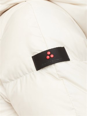 Piumino Peuterey donna in piuma naturale e tessuto superleggero bianco in DONNA