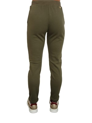 Pantaloni jogging Liu Jo donna in misto cotone verde in DONNA