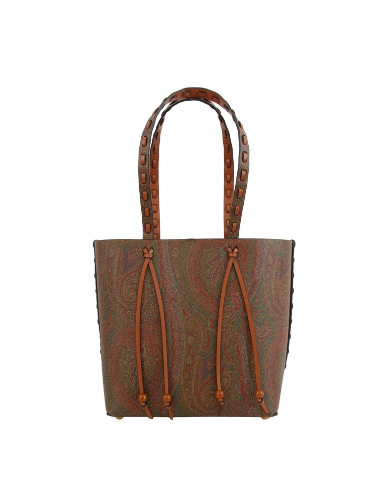 Borsa Etro shopping grande Arnica 1984 in pelle Paisley