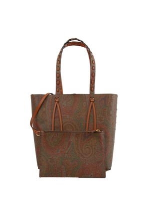 Borsa Etro shopping grande Arnica 1984 in pelle Paisley in DONNA