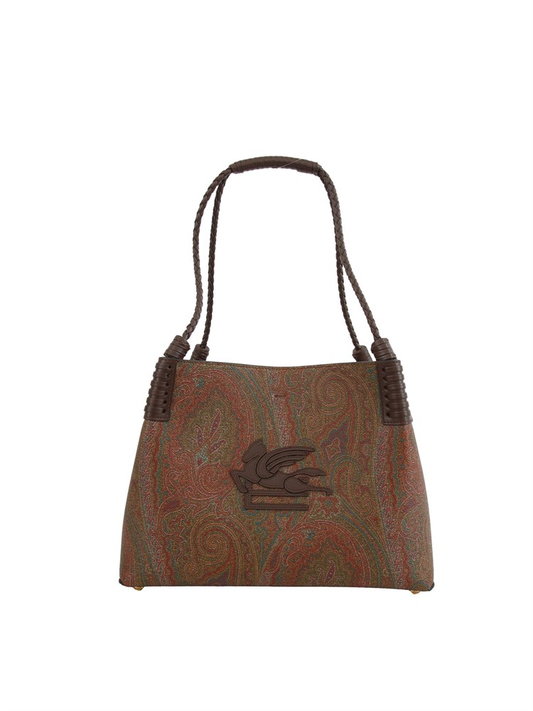 Borsa Etro Libra S piccola in pelle Paisley