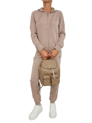 Pantaloni jogging Guess Jeans donna in scuba beige in DONNA