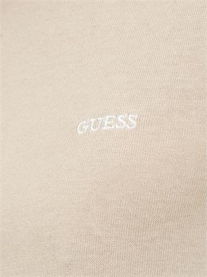 Maglia Guess Jeans in misto seta/lana beige in UOMO