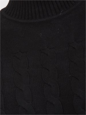 Maglia Guess Jeans donna in misto lana nera in DONNA