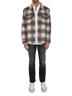 Camicia Guess Jeans in cotone stretch bianco in UOMO
