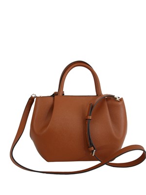 Borsa Amorette Guess Jeans in ecopelle saffiano cuoio in DONNA