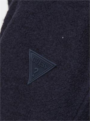 Camicia giacca Guess Jeans in misto lana blu in UOMO