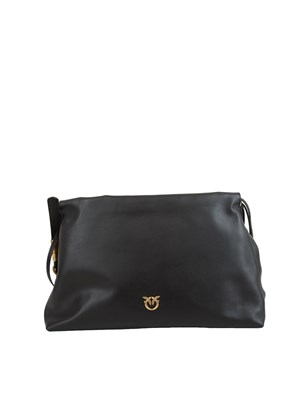 Borsa Pinko Clutch grande in pelle nera in DONNA