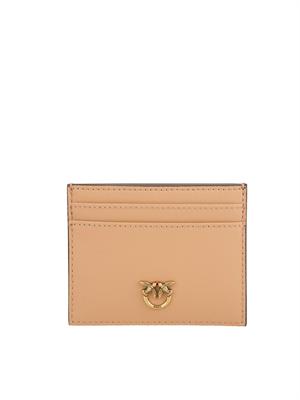 Portacarte Pinko in pelle rosa in DONNA