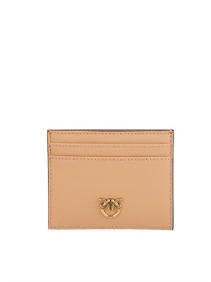 Portacarte Pinko in pelle rosa in DONNA