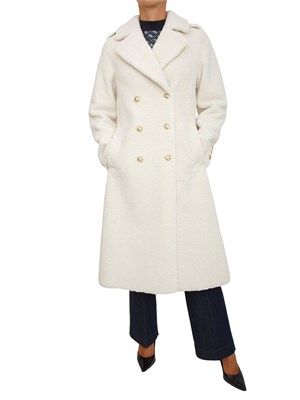 Pelliccia Guess Jeans donna effetto teddy bianco in DONNA