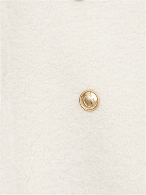 Pelliccia Guess Jeans donna effetto teddy bianco in DONNA