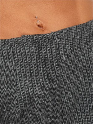 Pantalone Elien Nenette in tessuto resca grigio in DONNA