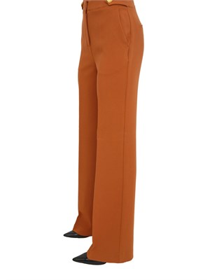 Pantalone Erula Nenette in doppio crepe cuoio in DONNA