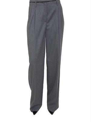 Pantalone Eusebio Nenette in fresco lana grigio in DONNA