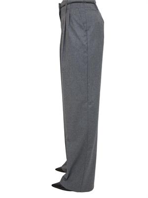 Pantalone Eusebio Nenette in fresco lana grigio in DONNA