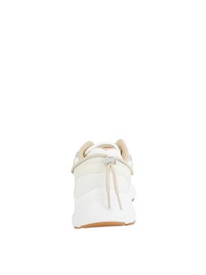 Sneaker Emme Marella in tessuto rete e spalmato avorio in DONNA