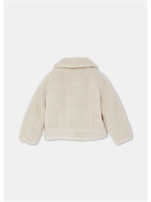 LIU JO BABY Giacca Liu-jo bambina in teddy bianco in BAMBINO