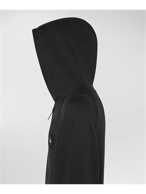 PEUTEREY BIMBO Felpa Peuterey Patek nero in cotone con zip in BAMBINO