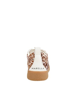 Sneaker Marella in cavallino animalier marrone in DONNA